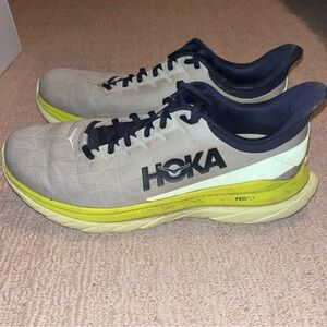 Hoka One One Mach 4 Blue Flower Citrus- Men's Size 12